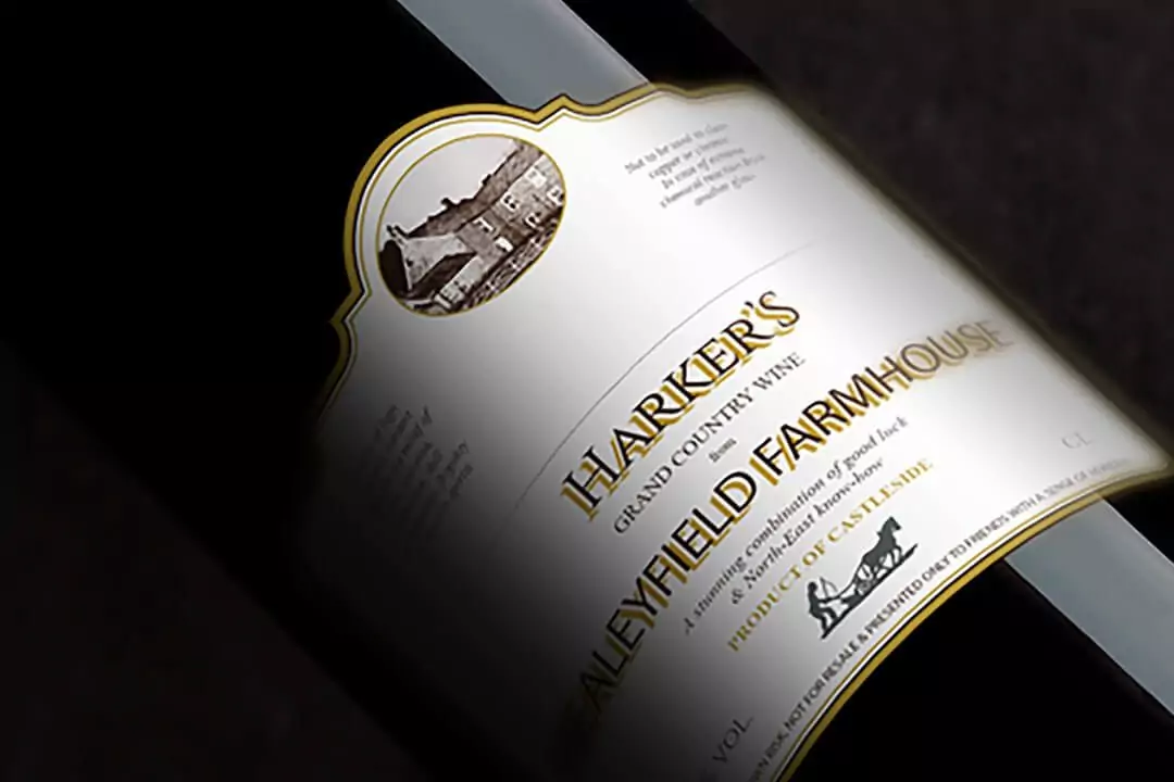 Wine Label Design : Durham Harkers Wine