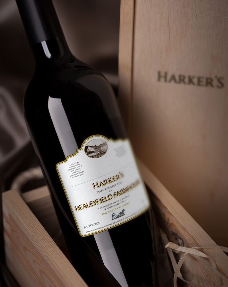 Harkers Wine : Label Design Durham