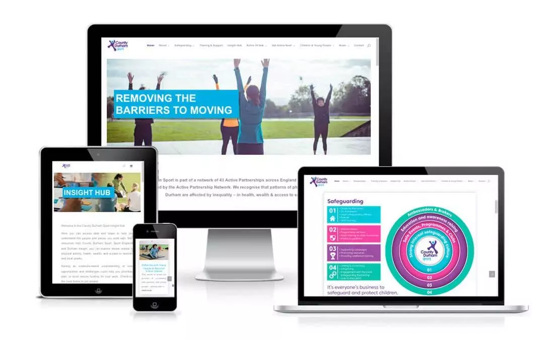 Responsive Web Design Durham : County Durham Sport