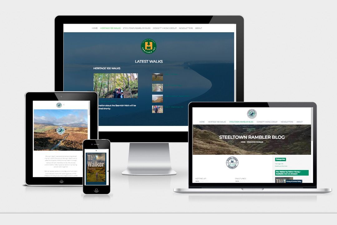 Responsive Website Design Durham : Hiking 4 Health