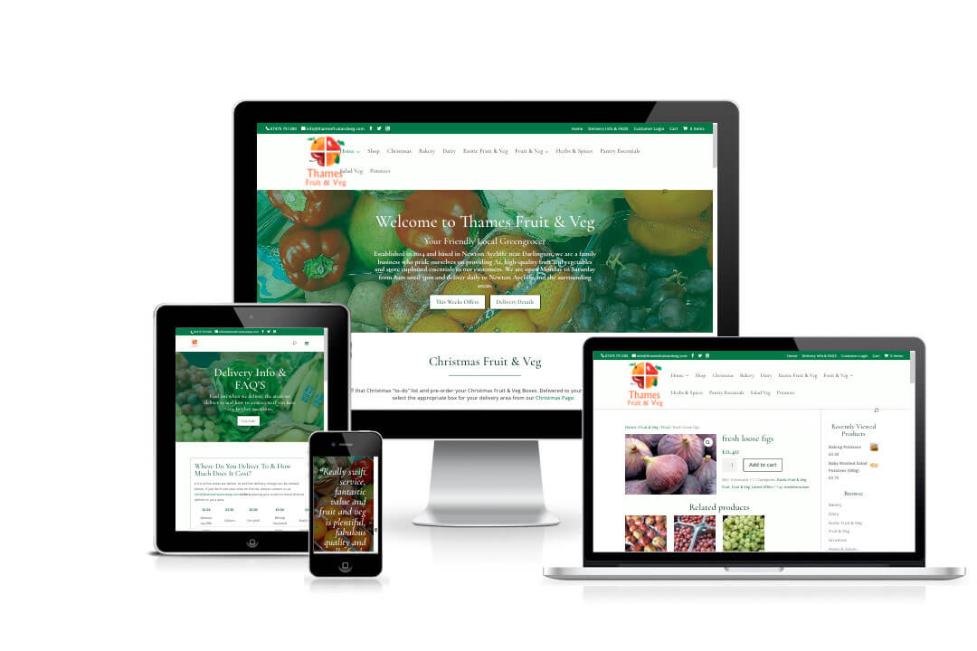 e-Commerce Web Design Build Newton Aycliffe