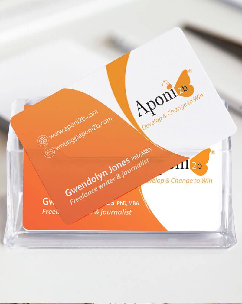 Business Card Design Edinburgh : Aponi 2B