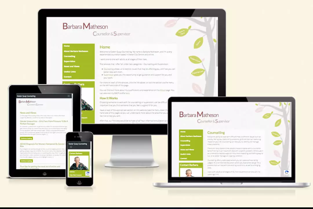 Edinburgh Website Design: Barbara Matheson Counselling