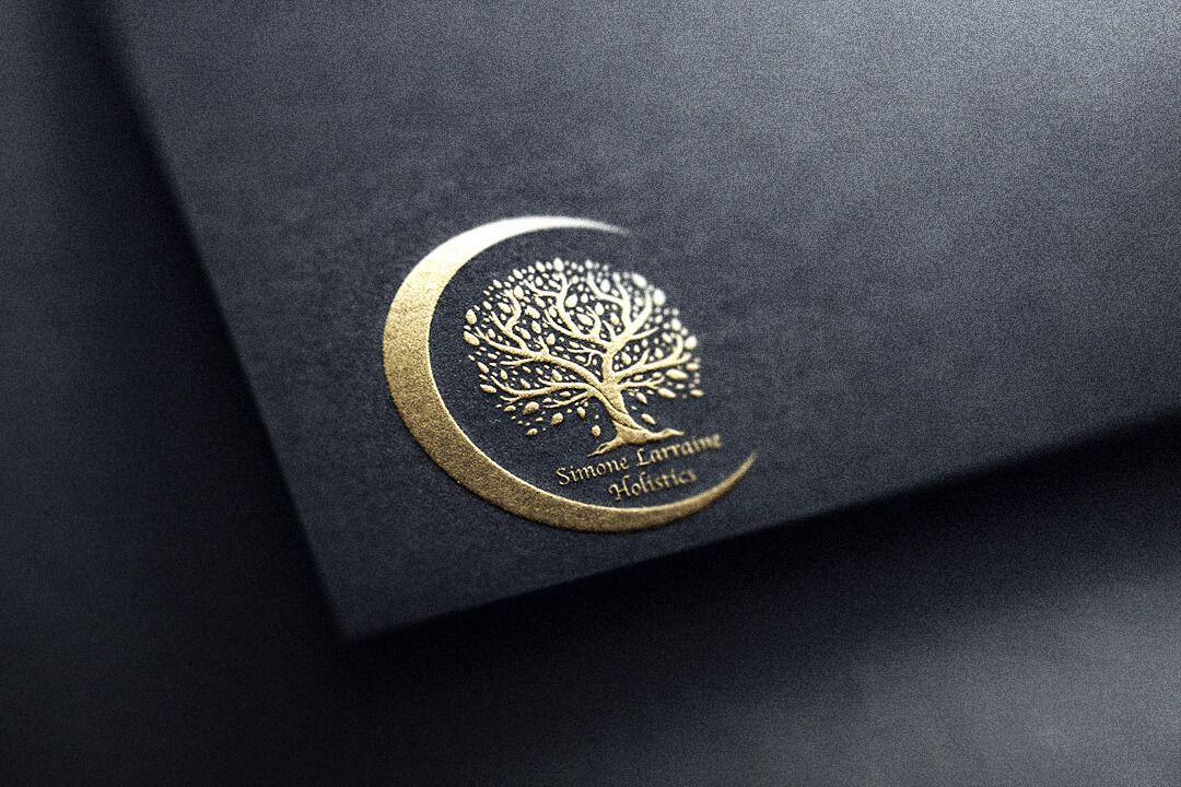 Logo Design: Simone Larraine Holistic Therapies, Northumberland.