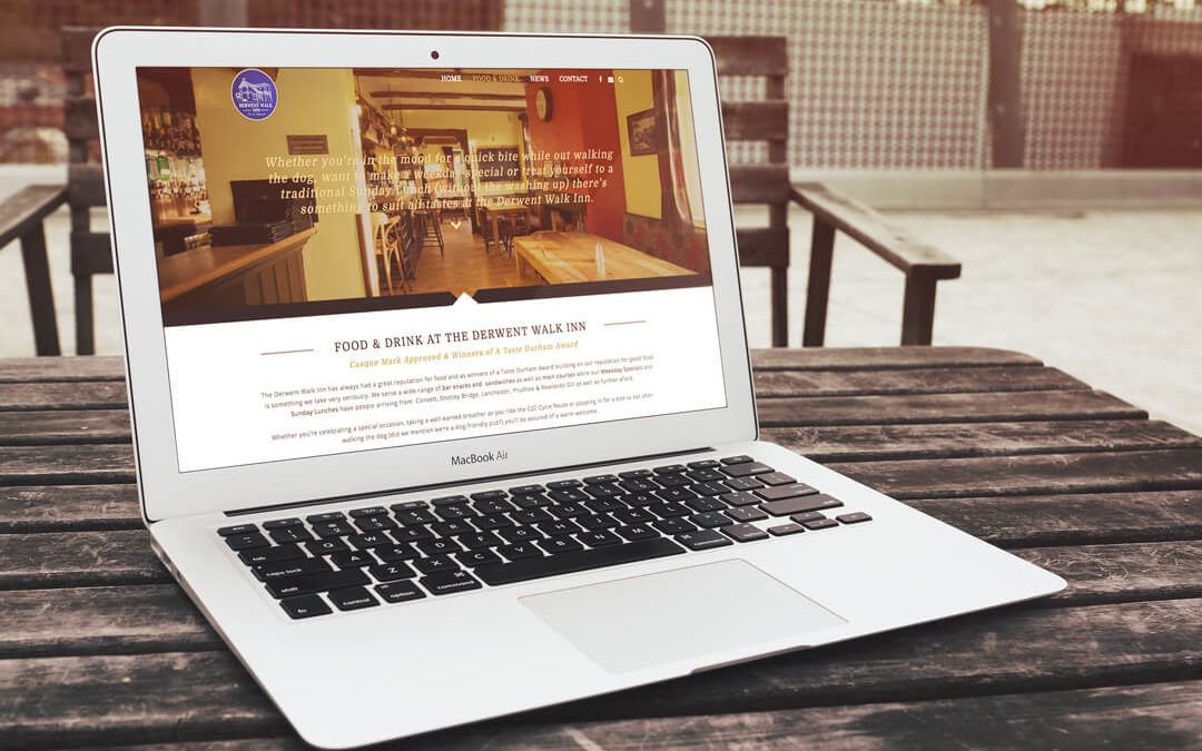 Responsive Website Design Ebchester: Derwent Walk Inn