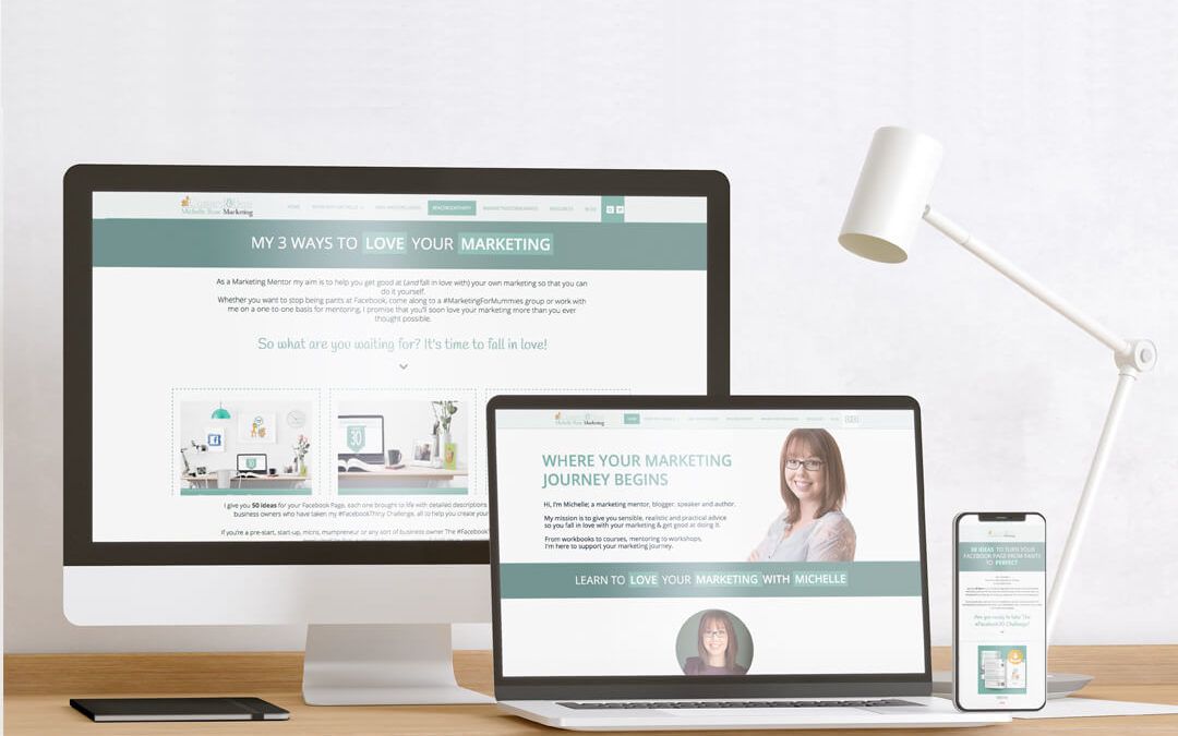 Responsive Website Design Consett: Michelle Rose Marketing