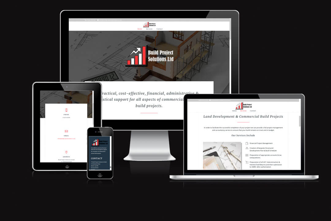 Responsive Web Design: Build Project Solutions Ltd Darlington