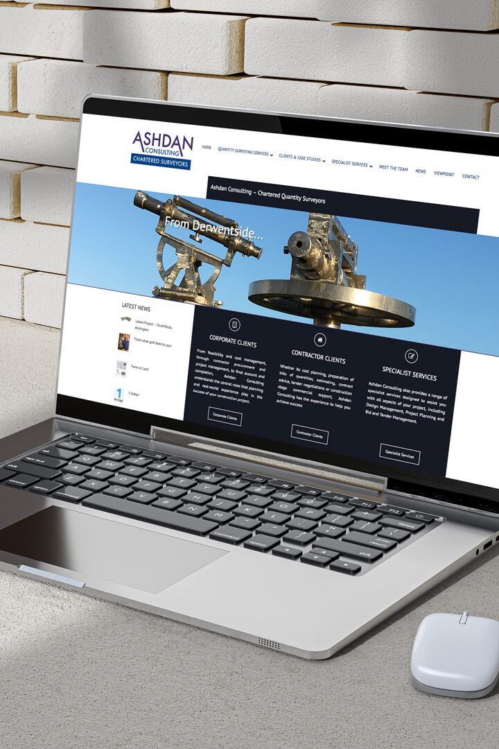 Responsive Website Design: Ashdan Consulting Ltd Durham
