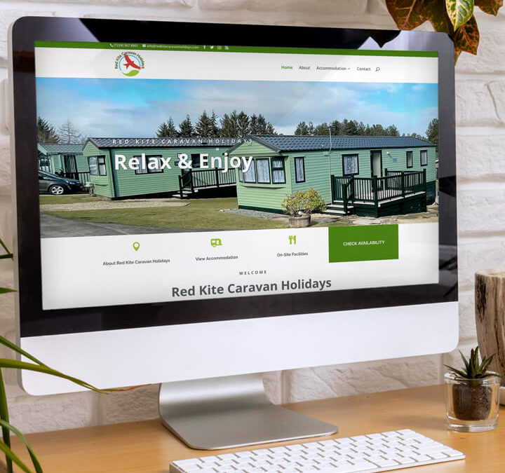 Web Design Northumberland: Red Kite Caravan Holidays